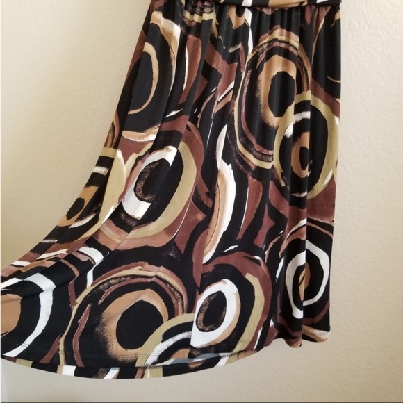 NWT AB STUDIO Printed Stretch Dress Size Medium - Picture 6 of 6